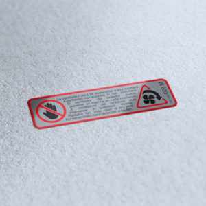 Fan Warning Sticker – OEM+