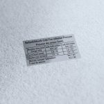Tyre inflation pressure sticker for Golf Mk1 GTI