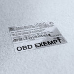 VW T3 Vanagon Catalyst OBD sticker