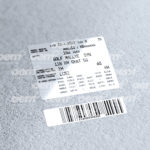 VIN Sticker and barcode