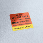 AEG Radiator Fan Sticker