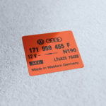 AEG Radiator Fan Sticker