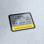 AEG Radiator Fan Sticker