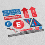 Racing Mandatory stickers