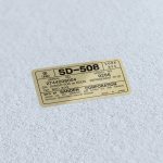 Air Compressor Sticker Sanden Corp SD-508