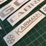 MK1 Cabrio Badge restoration stickers - Image 3