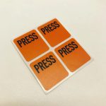 Seatbelt release stickers