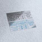 Corrado tire pressure sticker set