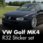 Golf IV R32 Replacement sticker Bundle