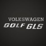 VW Golf GLS Badge restoration Stickers SET