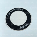 Diesel Filler Neck Trim Sticker for Golf Mk1
