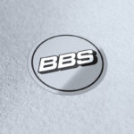 BBS RA Center cap sticker-Silver
