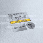 Corrado fan warning stickers  357 959 455L