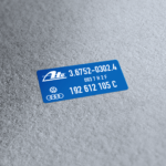 Sticker for ATE brake servo Golf MK2