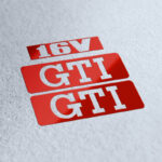 GTI 16v Restoring Stickers MK2
