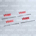 Votex Speedline cover cap stickers
