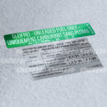 Golf Country Fuel and Tire pressure stickers
