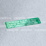 Audi S2 fuel type sticker