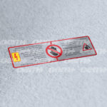 Audi Warning sticker