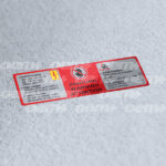 Audi Warning Sticker