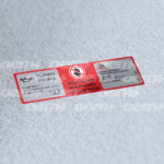 Audi TDI warning sticker