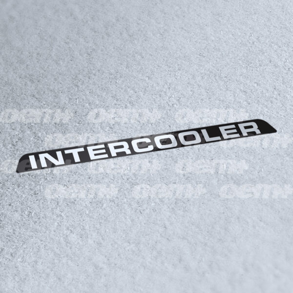 Intercooler stickers