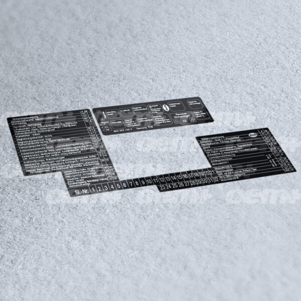 Audi S2 Fusebox sticker