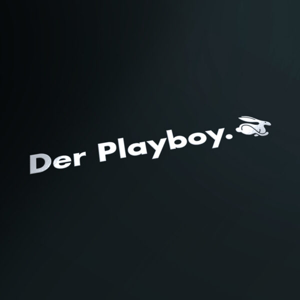 Der Playboy Rear sticer