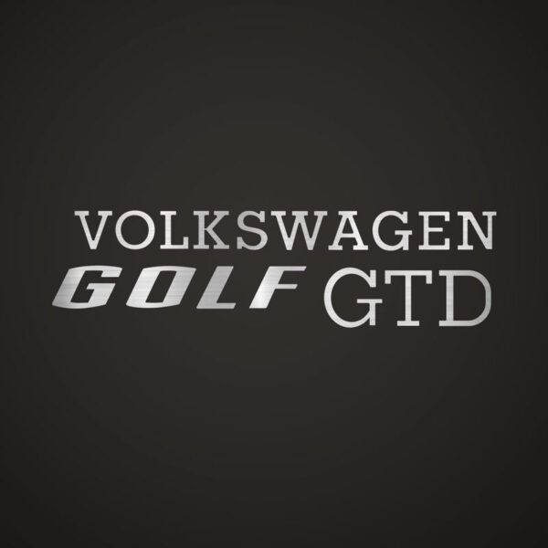 Golf GTD restoring stickers