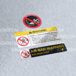 MK4  Airbag sticker set