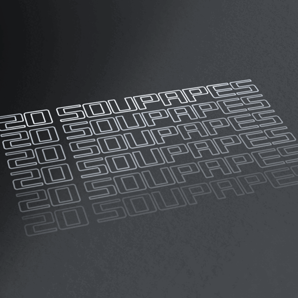20 SOUPAPES Sticker