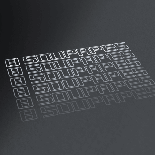 8 SOUPAPES Sticker